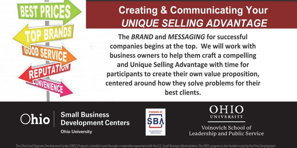 Creating & Communicating your unique selling advantage - usa